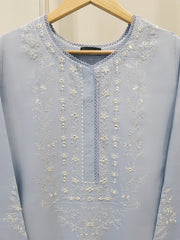 2 Piece - Embroidered Cambric Suit  S113055
