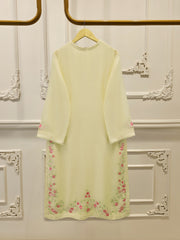 3 Piece - Pure Embroidered Cotton Net Suit S113284