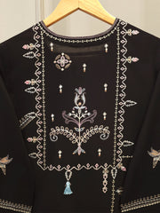 2 Piece - Embroidered Linen Suit WS00246