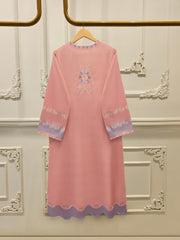 2 Piece- Pure Korean Silk Embroidered Suit S113335