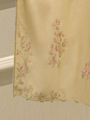 3 Piece - Pure Khaddi Silk Embroidered Suit S113334