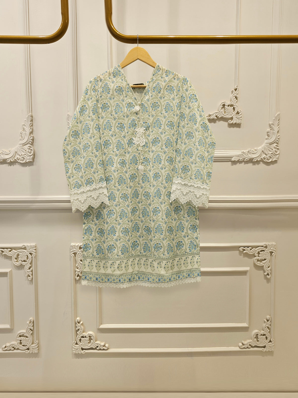 2 Piece - Digital Printed Cambric Suit S113336