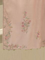 3 Piece- Pure Sheesha Silk Embroidered Suit S113387