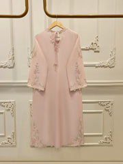 3 Piece- Pure Sheesha Silk Embroidered Suit S113387