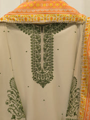 3 Piece - Digital Printed Embroidered  Cambric Suit S113392