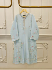 Pure Embroidered Sheesha Silk Shirt S113421