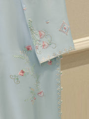 Pure Embroidered Sheesha Silk Shirt S113421