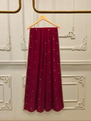 3 Piece - Pure Embroidered Cotton Net Suit S113393