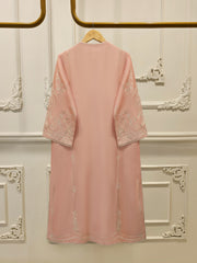 Pure Embroidered Sheesha Silk Shirt S113447