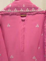 3 Piece - Pure  Embroidered  Cambric Suit S113417