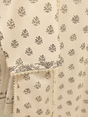 3 Piece - Hand Block Printed Kora Cotton Suit  S113596