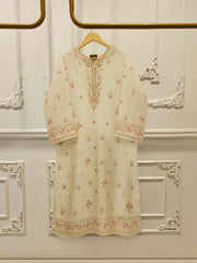 Pure Embroidered Sheesha Silk Shirt S113593