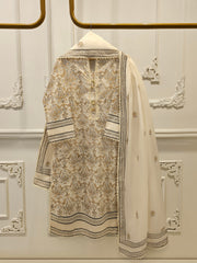 3 Piece - Hand Block Printed Kora Cotton Suit  S113587