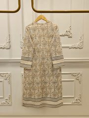 3 Piece - Hand Block Printed Kora Cotton Suit  S113587