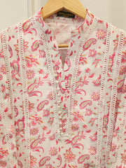 2 Piece - Digital Printed  Cambric Suit S113615