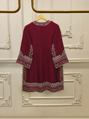 2 Piece- Pure Sheesha Silk Embroidered Suit S113616