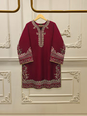 2 Piece- Pure Sheesha Silk Embroidered Suit S113616