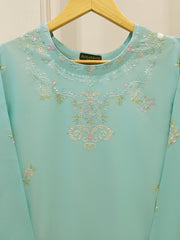 2 Piece - Embroidered Cambric Suit S113634