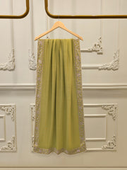 3 Piece - Pure Embroidered Cotton Net Suit S113986