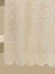 (Unstitched) 3 Piece - Pure Embroidered Cotton Net Suit S114058