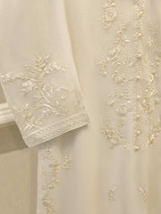 3 Piece - Pure Embroidered Cotton Net Suit S114054
