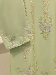 Pure Embroidered Sheesha Silk Shirt S114062