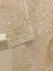 3 Piece - Pure Organza Embroidered Suit S114060