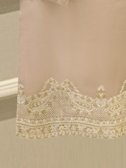 3 Piece - Pure Organza Embroidered Suit S114060