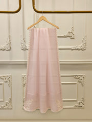 3 Piece - Pure Organza Embroidered Suit S114060