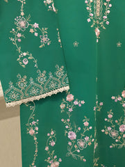 2 Piece - Embroidered Cambric Suit S114086