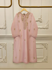 Pure Embroidered Sheesha Silk Shirt S114270