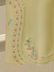 Pure Embroidered Sheesha Silk Shirt S114269