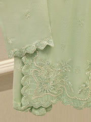 3 Piece - Pure Embroidered Cotton Net Suit S114250