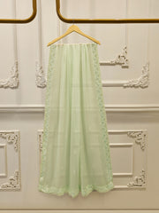 3 Piece - Pure Embroidered Cotton Net Suit S114250