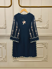 3 Piece - Pure Embroidered Cotton Net Suit S114273