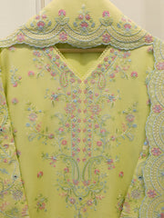 2 Piece - Embroidered Kora  Cotton Suit S114280
