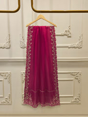 3 Piece - Pure Khaddi Silk Embroidered Suit S114314