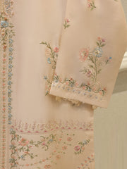 Pure Embroidered Sheesha Silk Shirt S114317