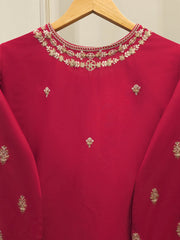 2 Piece - Embroidered Cambric Suit S114323