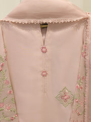3 Piece - Pure Khaddi Silk Embroidered Suit S114320