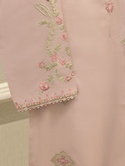 3 Piece - Pure Khaddi Silk Embroidered Suit S114320