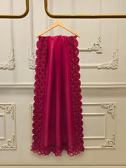 3 Piece - Pure Embroidered Cotton Net Suit S114338