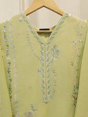 2 Piece - Embroidered Cambric Suit S114364