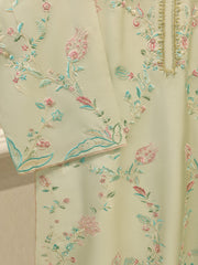 2 Piece- Pure Sheesha Silk Embroidered Suit S114477