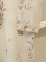 Pure Embroidered Sheesha Silk Shirt S114475