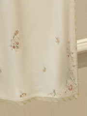 Pure Embroidered Sheesha Silk Shirt S114475