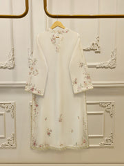 Pure Embroidered Sheesha Silk Shirt S114475