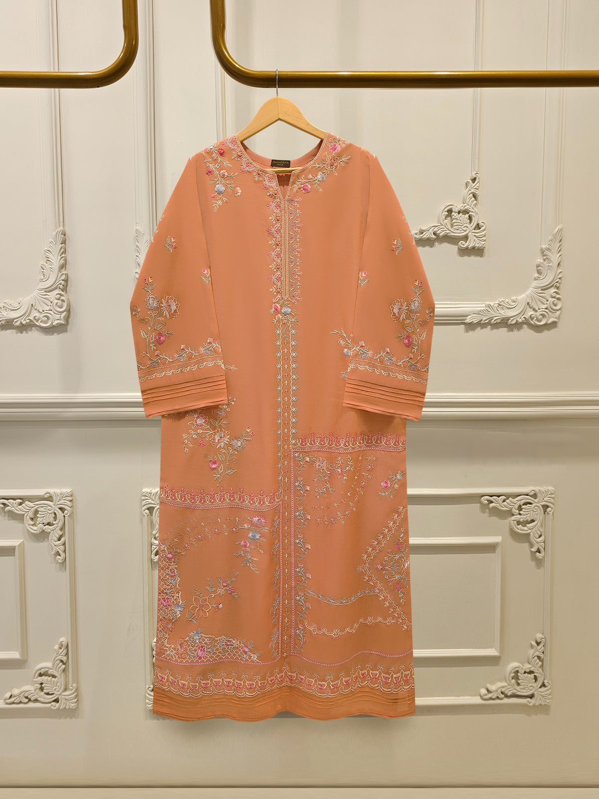 Embroidered Kora  Cotton Shirt S114483