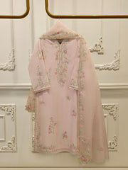 3 Piece - Pure Khaddi Silk Embroidered S114503