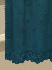 3 Piece - Pure Embroidered Cotton Net Suit S114609